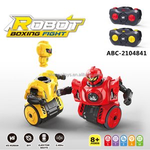 LK Toys Robot de control remoto Juego de lucha de boxeo con asiento eyector DIY Montaje RC Robots de batalla Juego interactivo con sonido - Product Image 6