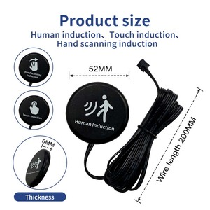 6 MM Smart Home Ultra-thin Design Hand Scaning 1 a Current 100 W <strong>Sensor</strong> Switch for Light / <strong>Mirror</strong> - Product Image 4