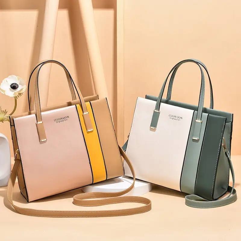 2024 venta al por mayor de alta calidad bolso de mano para mujer chica Casual Tote Sac A Main Femme Sac De Luxe bolso de cuero de gran capacidad para mujer