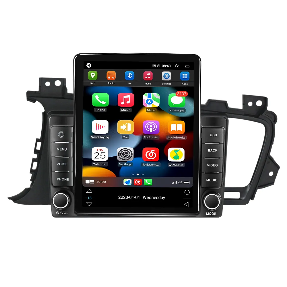 Videoregistratore per auto Navifly Tesla per KIA Optima 2011-2014 navigazione GPS autoradio WIFI BT Android Car Multimedia