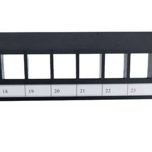 Marco de distribución de fibra óptica de 19 pulgadas y 24 puertos sin panel de conexión en blanco de red de módulo - Product Image 3