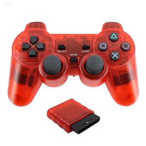 Gepaide 2.4Gワイヤレスゲームコントローラージョイスティック透明デザイン特徴振動モーター有線PS2に対応 - Product Image 4