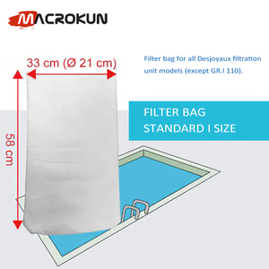 Desjoyaux Filter Bag Replacements Pool Filter Pouches Use for Vegetation Pollution - Product Image 4
