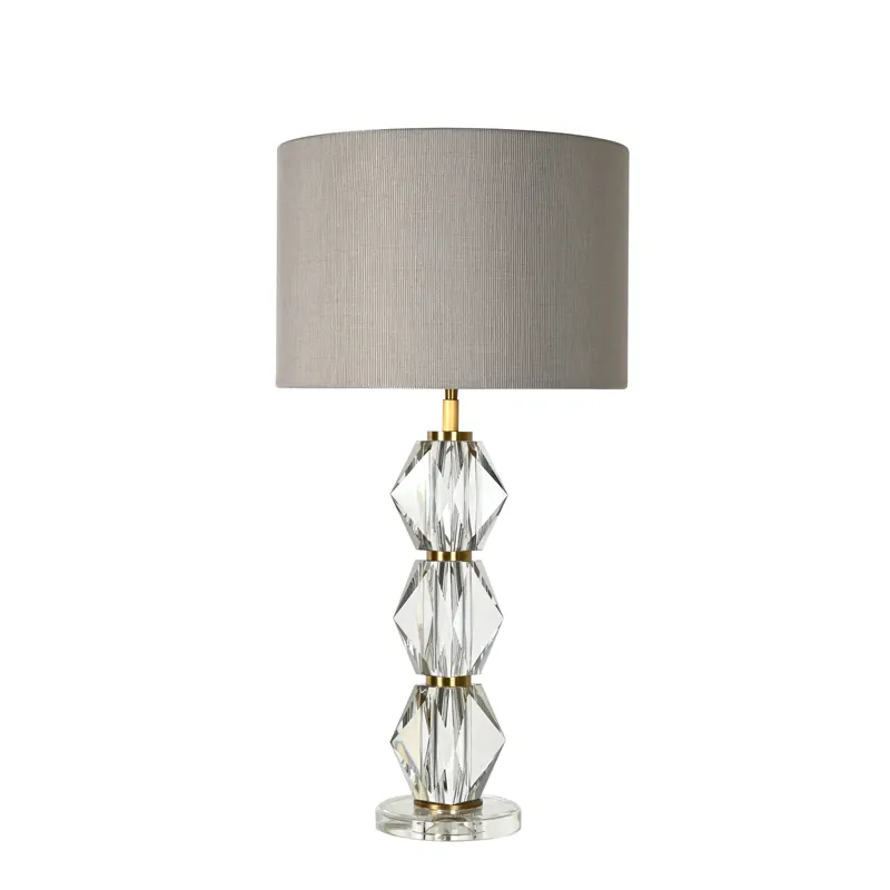 New Product Fashionable Creative Design K9 Crystal Desk Light Elegant Lobby Corridor Led Table Lamp