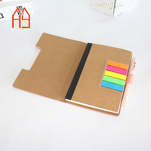 Cuaderno de PU con notas adhesivas y bolígrafo, cuadernos de tamaño pequeño con tapa dura de color personalizables para la oficina escolar - Product Image 6