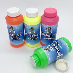 Fabrika doğrudan 4 Oz/125 ML plastik kabarcık eğlenceli değnek oyuncak renkli sabun kabarcıklar tüm cinsiyet çocuklar için açık Blower - Product Image 3