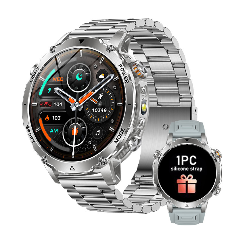 Silver Steel Strap