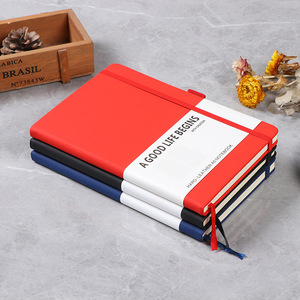 Handmade A5 <strong>Notebook</strong> <strong>with</strong> 100 Sheets Custom Logo <strong>Printed</strong> Style Organizer Thread Sewing Binding <strong>Elastic</strong> Band for Journaling - Product Image 6