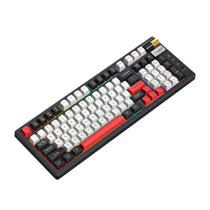 VONN-Teclado de ordenador con cable para móvil, dispositivo de carga retro mecánico con tres modos, T70, T70