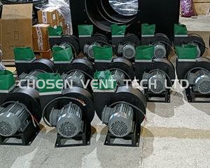 350mm Industrie kessel Primär luft Edelstahl Hochdruck belüftung Radial ventilator gebläse - Product Image 5