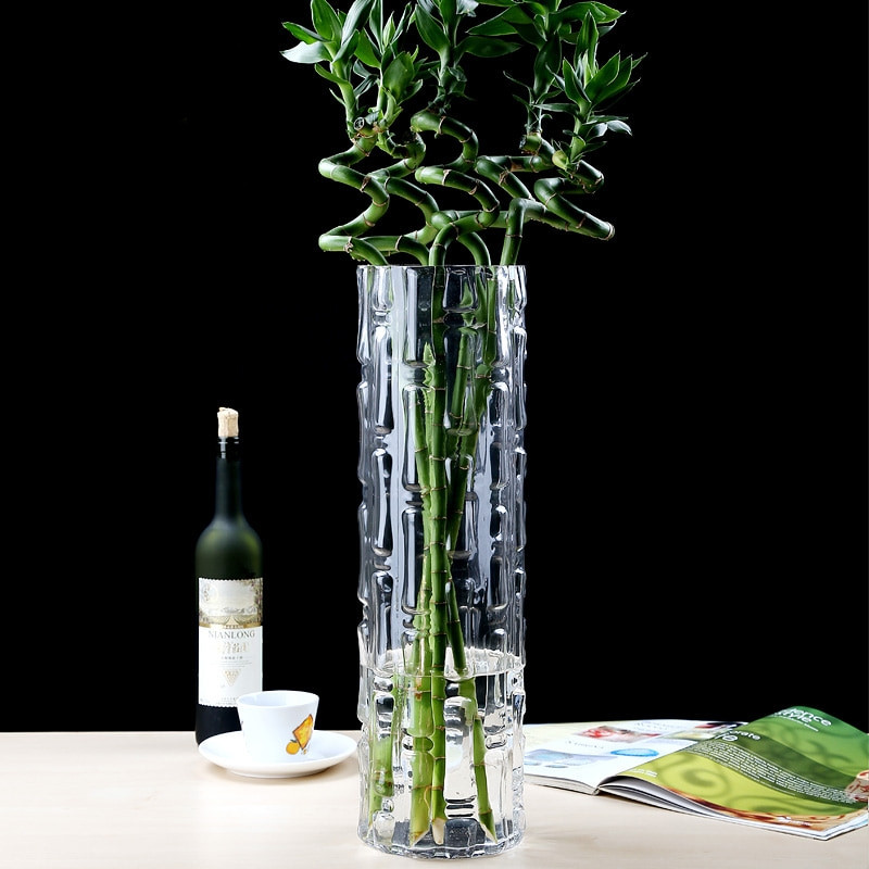 Factory Produced Wholesale Glass Flower Vase for Home Decor