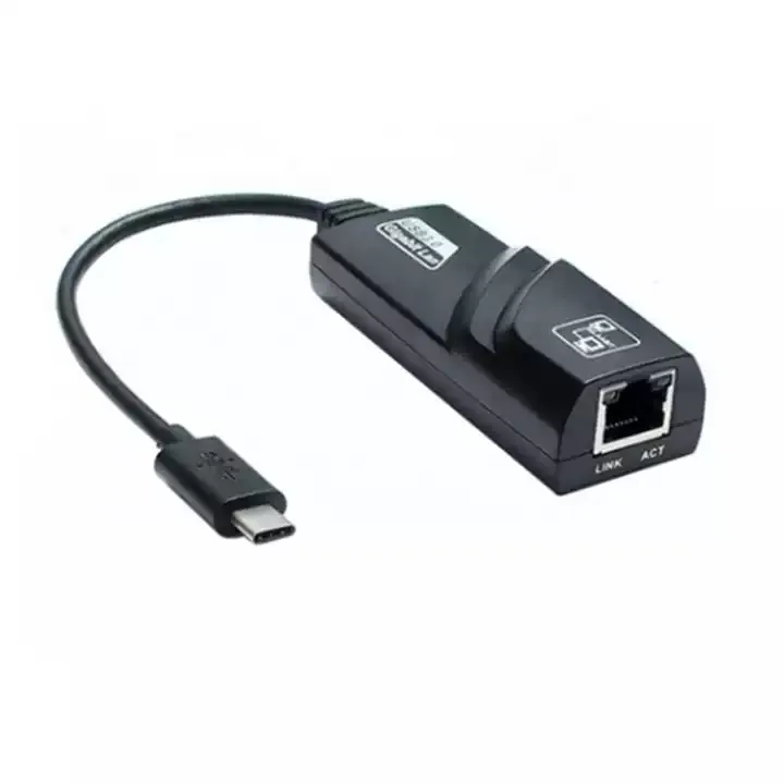 USB3.1ラップトップデスクトップ10/100/1000mbpsタイプCギガビットRJ45LANネットワークカードUSBCイーサネットアダプター1バイヤー