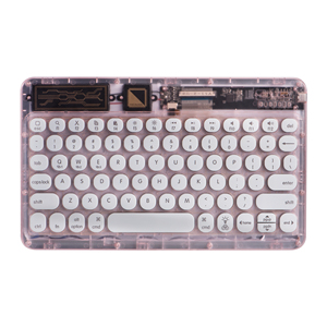 Multimedia recargable Usb C Rgb retroiluminado perfil bajo para teclado inalámbrico Bluetooth para computadora - Product Image 2