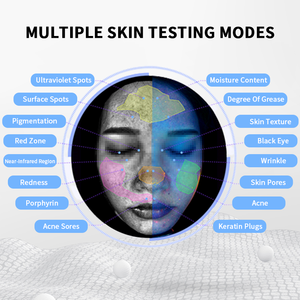 Beauty Salon AI Skin Detector Moisture <strong>Detection</strong> Eight Spectrum Face Scanner Analyzer 3d Facial Skin Test Analysis Machine - Product Image 3