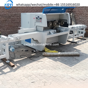 CNC büyük yuvarlak kare log kereste çok bıçaklar Rip dairesel testere ahşap çalışma makinesi - Product Image 5