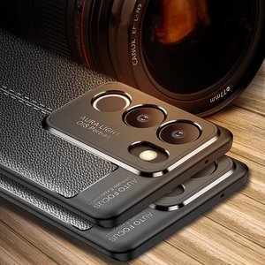 Vivo V29用5GカバーケースVivoV29/S17用シェル耐衝撃性TPUソフトレザースタイル電話ケースVivoV29E用