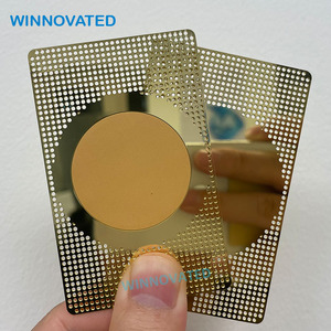 ריק 24K זהב Nfc מגע מתכת כרטיס עם שבב NFC
