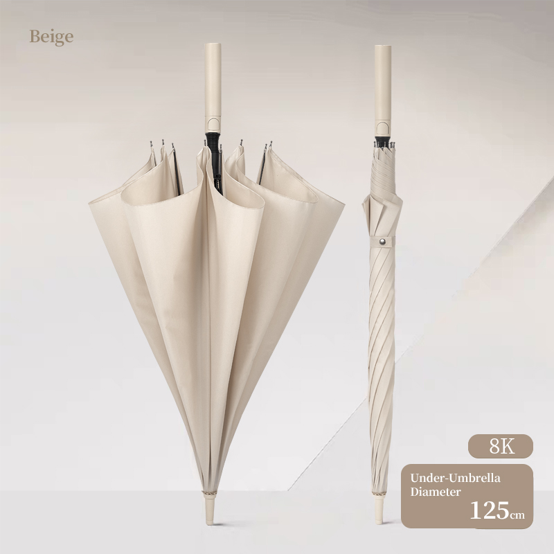 Parapluie à tige droite extra-large 8K - Riz Wutong