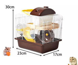 Hamster kafes küçük hayvan evi Hamster için yeni tasarım özel katlanır plastik kuşlar katı Jaula De Plastico Para hamsterler CN;GUA
