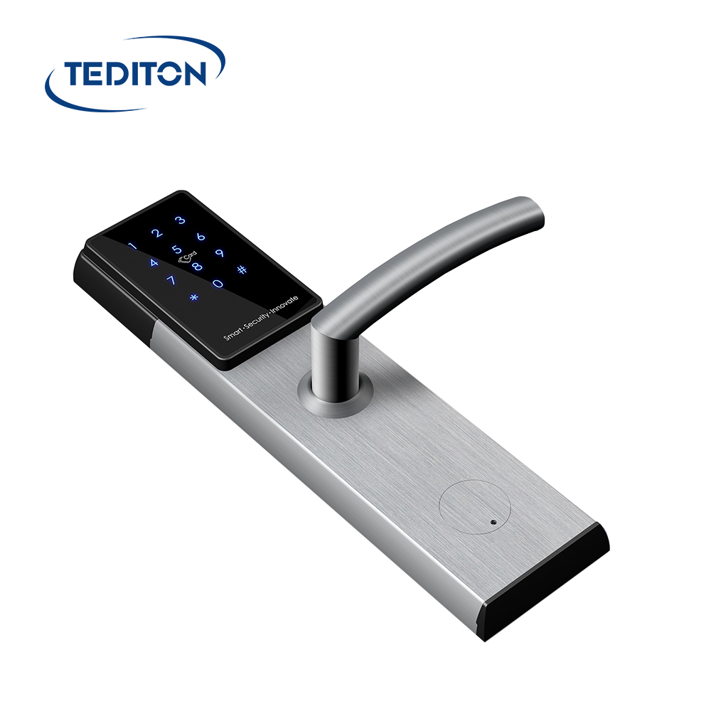 Safety APP Electric Fingerprint Card Code Combination Smart Door Lock with Touch-Screen Keypad