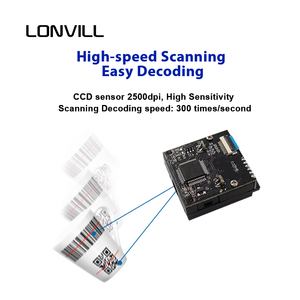 LONVILL USB TTL <strong>CCD</strong> <strong>Code</strong> <strong>Reader</strong> High Integration Embedded Barcode Scanner - Product Image 5