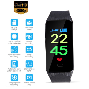 Hot bán thông minh đồng hồ chuyên nghiệp ghi video Đeo vòng đeo tay DV <span class=keywords><strong>DVR</strong></span> thể thao máy ảnh - Product Image 2