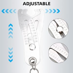Taşınabilir anahtarlık konu boyutu denetleyicisi doğru doğrulama aracı anahtarlık - Product Image 5
