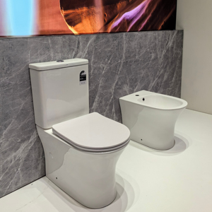 Washdown คู่2ชิ้น180มม. WC น้ำปิดห้องส้วมคู่รุ่นใหม่