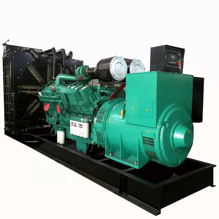 Centrale électrique SHX 1000 Kw 1250 Kva Cummins Chine Prix du générateur diesel dynamo de type ouvert au Pakistan
