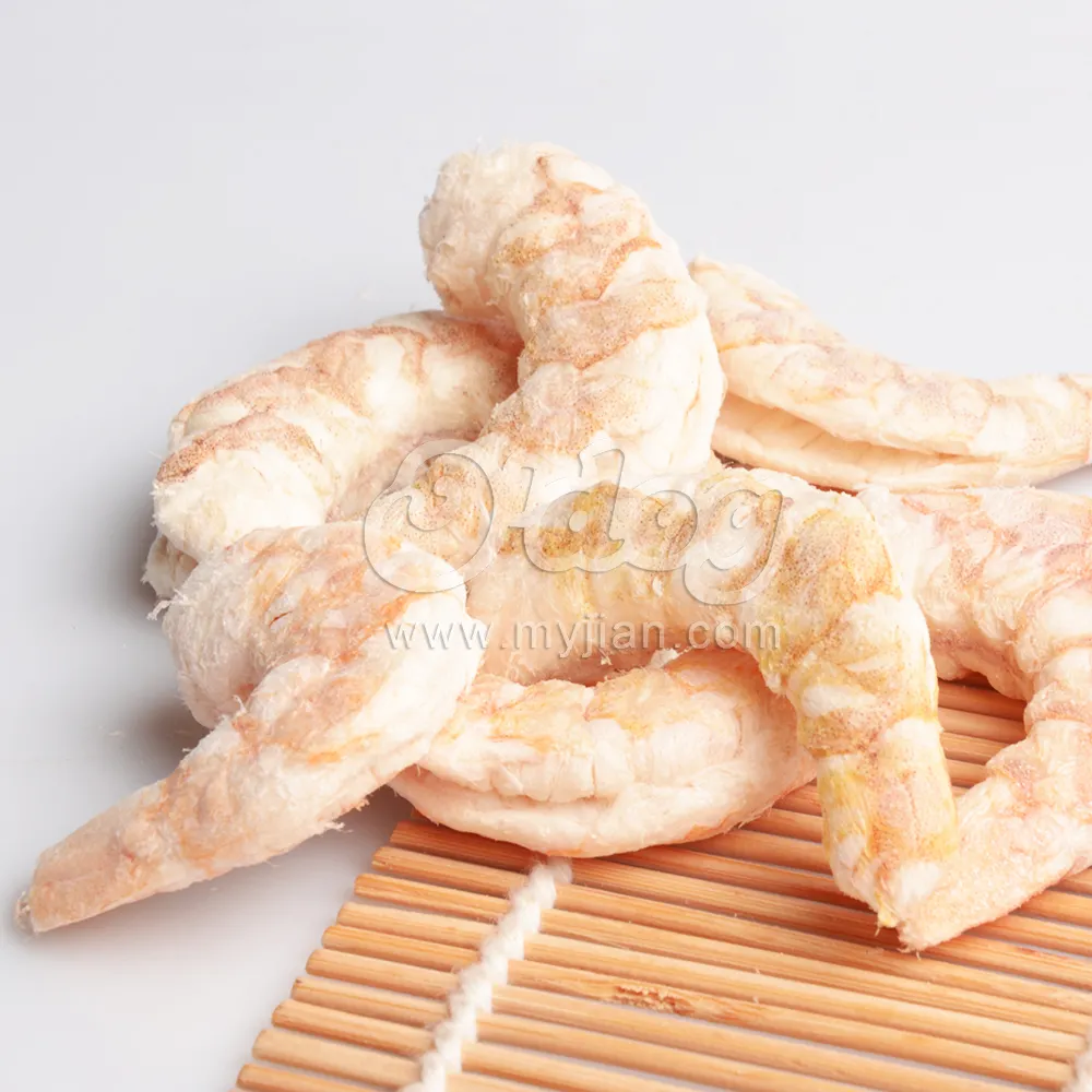 Shandong-suministros de gambas secas y liofilizadas para perros, golosinas naturales premium para mascotas, productos orgánicos myjian