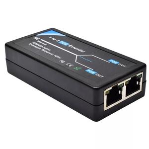 Extensor POE Gigabte de 2 puertos 10/100/1000Mbps con salida de entrada estándar IEEE 802.3af para cámara IP Extender 100 metros de rango POE - Product Image 2