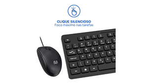 Full Sized Ergonomic USB <strong>Keyboard</strong> and <strong>Mouse</strong> Kit Quiet Wired <strong>Keyboard</strong> and <strong>Mouse</strong> Combo for Laptop and Desktop PC <strong>Computer</strong> - Product Image 5