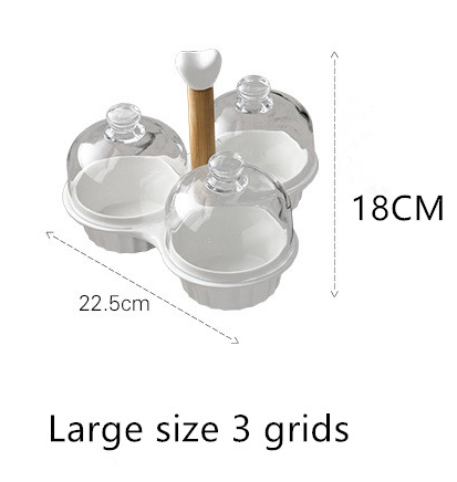 White Large size 3 grids