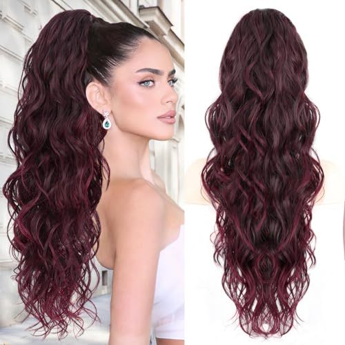 Ombre burgundy