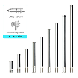 Ngoài trời <span class=keywords><strong>2.4G</strong></span> tăng cao 5dBi 6dBi 7dBi 8dBi 9dBi <span class=keywords><strong>10dB</strong></span> 11dBi 12dBi thấp VSWR với khung Omni hướng <span class=keywords><strong>Wifi</strong></span> Ăng Ten sợi thủy tinh - Product Image 2