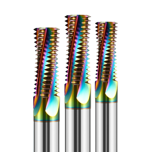 PULSTOOL Solid Tungsten Carbide Coated High Precision CNC Cutting Tool Fresa Full Teeth Thread End Mill <strong>Cutters</strong> - Product Image 1