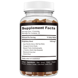 OEM özel etiket MACA kök ekstresi kalça büyütme ganimet büyüme popo geliştirme kalça için 100% doğal BBL Gummies - Product Image 2