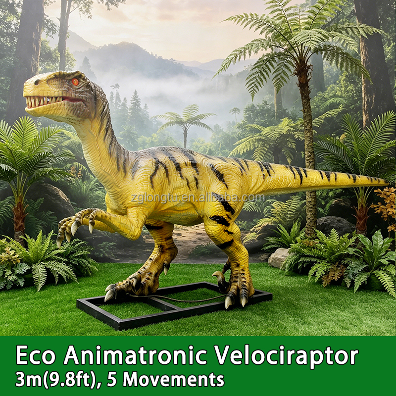 Eco Velociraptor-3m(9.8ft) 5 Movements