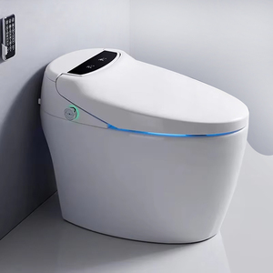 Kaiping Sanitary Wares Automatic <strong>Bidet</strong> One Piece Toilet Modern Bathroom Ceramic Wc Intelligent Smart Toilet With Remote Control - Product Image 1