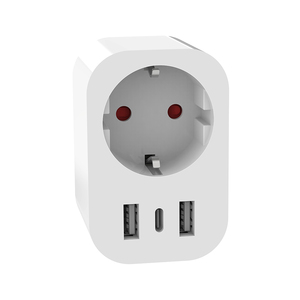 อะแดปเตอร์ตรวจสอบพลังงาน EU Tuya Wi Fi USB 20W PD ที่ชาร์จเร็วปลั๊กเสียบ WiFi อัจฉริยะแบบ C - Product Image 3
