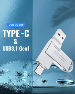 OSCOO 2-in-1 tipo C USB Flash Drive 32gb Memory Stick 64gb Thumbdrive 128gb Flash Memory 256gb Flash Drive con 3.1 Gen1 - Product Image 2