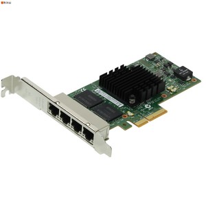 Brandnew Quad PortsギガビットイーサネットネットワークサーバーアダプターネットワークカードpciexpressI350T4 - Product Image 1