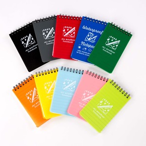 Bloc de notas personalizado al aire libre Oficina impermeable fabricante de fútbol libro cuaderno de bolsillo papel de piedra superior espiral libretas de colores - Product Image 1