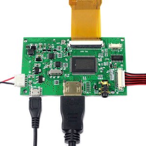 Pantalla Tft Pantalla Lcd Placa de visualización 1024X600 Pantalla Lcd Publicidad Pantalla Lcd Tft de 7 pulgadas con placa de controlador Hd Mi
