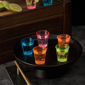 双酚a免费迷你透明PS一次性派对镜头眼镜30毫升果冻杯聚丙烯塑料测试杯果汁葡萄酒牛奶环保