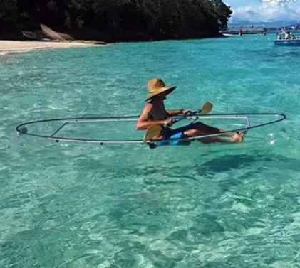 Il commercio all'ingrosso della fabbrica si siede sulla barca a remi per Kayak trasparente superiore per il turismo