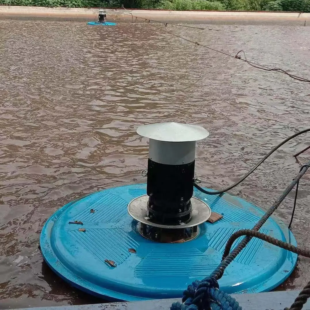 SAR Oberflächen schwimm be lüfter für die Abwasser behandlung Papierfabrik Abwasser behandlung FRP/SUS304 Float