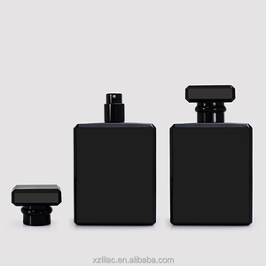 Lüks özel boş kare 20ML 30ML 50ML 100ML parfüm cam koku sprey şişe T şekli kap ve ambalaj kutusu ile - Product Image 4