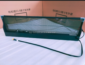 EMC ROHS FCC CE HD P2.6-5.2 Led finestrino posteriore auto Digital insegne Led di programmazione Display per auto pubblicità Taxi schermo - Product Image 2