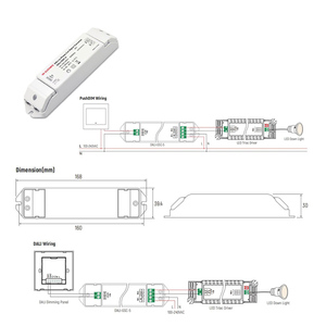100-240VAC DALI al convertitore di segnale di fase di taglio si collega con driver dimmerabili PWM Triac per il controllo dell'illuminazione a LED - Product Image 2